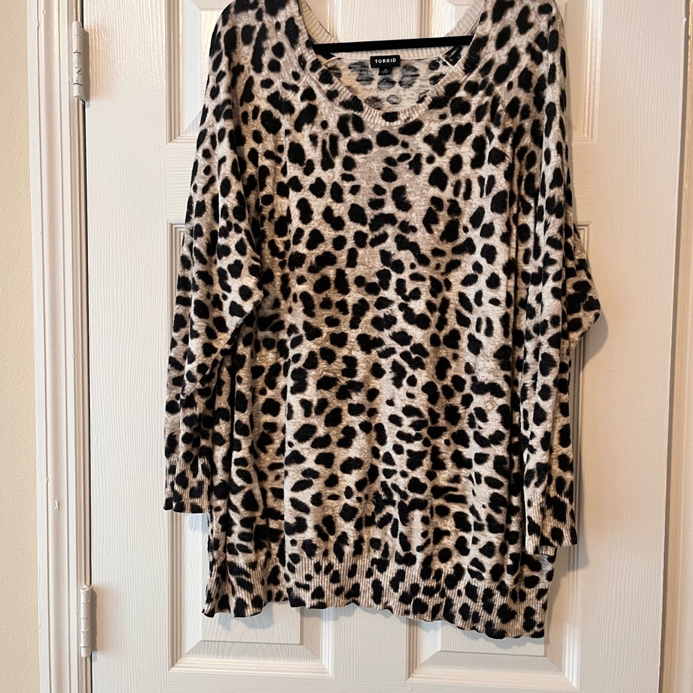 Animal Print Sweater